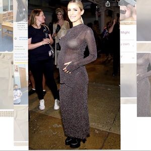 H&M glitter long skirt.